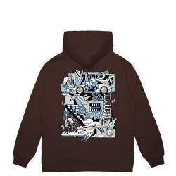 Sweat Jacker Underground Brown 2023 pour , pas cher