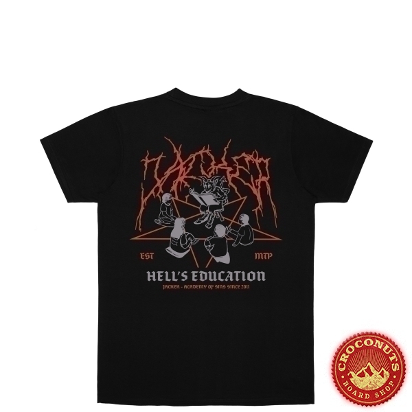 Tee Shirt Jacker Hell's Education Black 2023