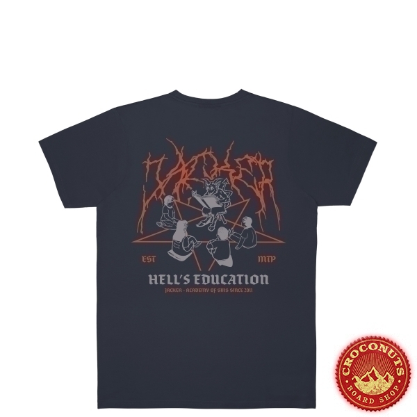 Tee Shirt Jacker Hell's Education Navy 2023