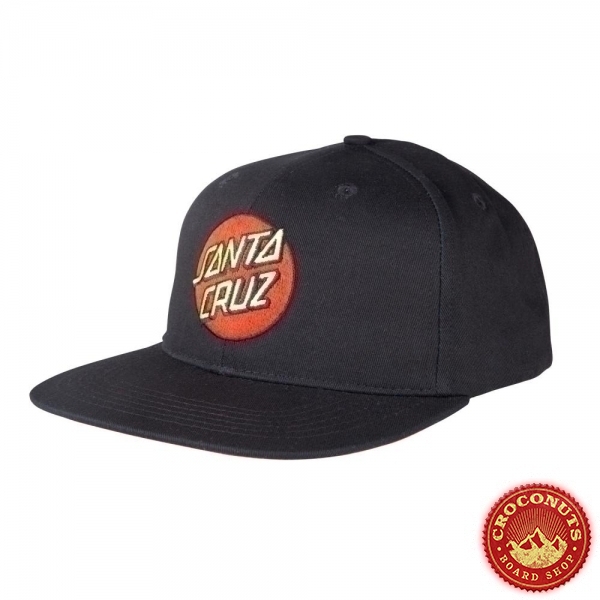 Casquette Santa Cruz Classic Dot Black 2023