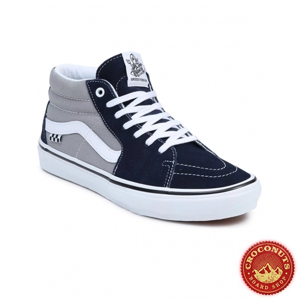 Shoes Vans Skate Grosso Mid Dress Blue Drizzed 2022