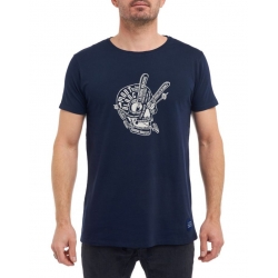 Tee Shirt Pull Ski Signs Navy 2022 pour homme, pas cher