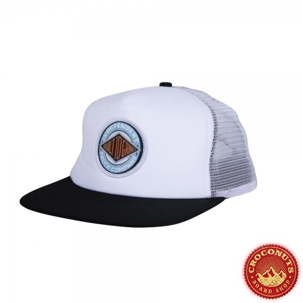 Casquettes Independent BBTG Summit Union Meshback White Black 2023