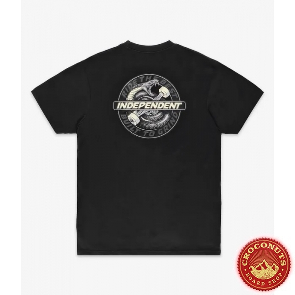 Tee Shirt Independent Speed Snake Black 2023