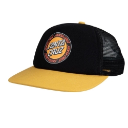 Casquette Santa Cruz Kid Outer Ringed Dot Black Gold 2023 pour enfant