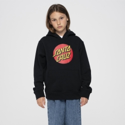 Sweat Santa Cruz Youth Classic Dot Hood Black 2022 pour enfant, pas cher