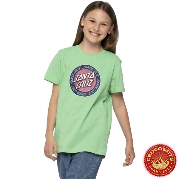 Tee Shirt Santa Cruz Youth Classic Dot Apple Mint 2023