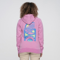 Sweat Santa Cruz Girl Seeing Moon Dot Rose Wash 2023 pour femme