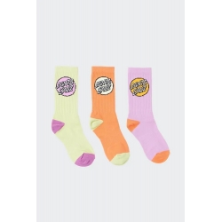 Chaussettes Santa Cruz Pop Dot (Pack de 3 Paires) 2023 pour , pas cher