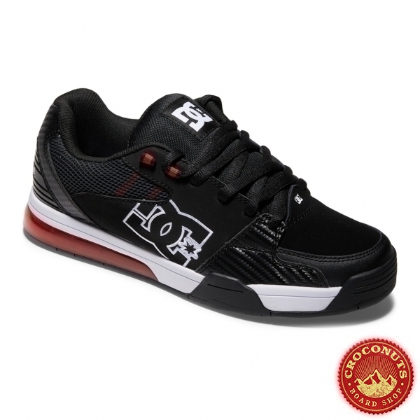 Shoes DC Shoes Versatile Black White Athletic Red 2023