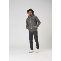 Sweat Picture Basement Zip Hoodie Dark Grey Melange 2023