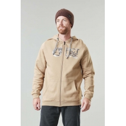 Sweat Picture Basement Zip Hoodie Dark Stone 2023 pour homme