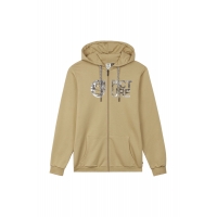 Sweat Picture Basement Zip Hoodie Dark Stone 2023