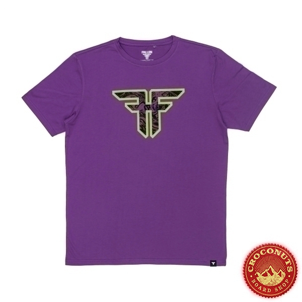 Tee Shirt Fallen Trademark Purple Lime 2023