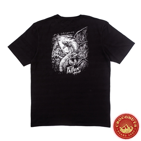 Tee Shirt Fallen Dragon Black White 2023