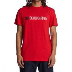 Tee Shirt DC Shoes Minimal Racing Red 2023 pour unisexe, pas cher