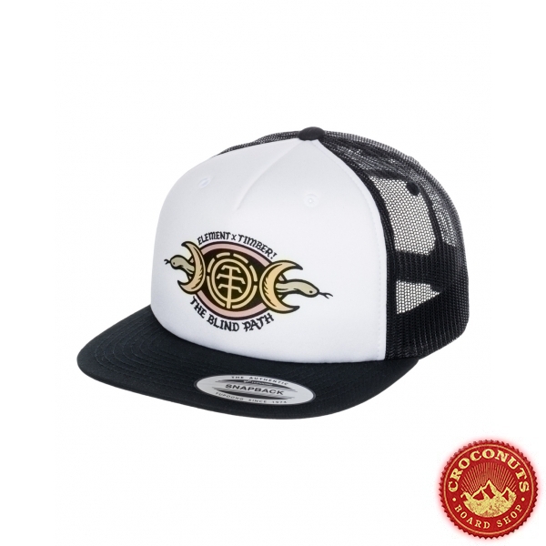 Casquette Element X Timber Trucker Off Black 2023