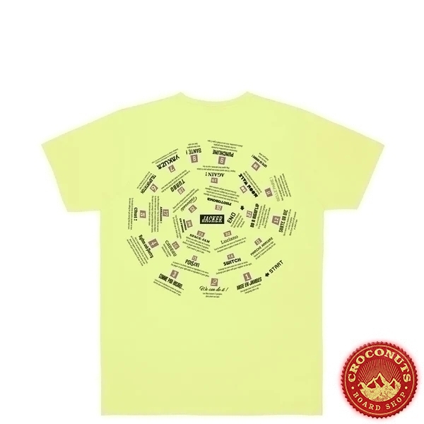 Tee Shirt Jacker Spiral Game Lemon Green 2023