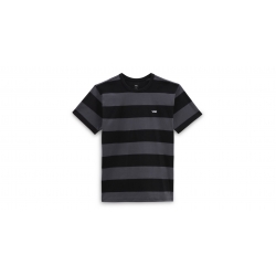 Tee Shirt Vans Comfycush Stripe Black Asphalt 2023 pour unisexe