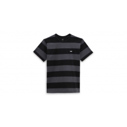 Tee Shirt Vans Comfycush Stripe Black Asphalt 2023 pour unisexe