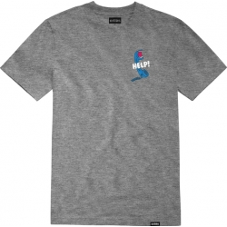Tee Shirt Etnies X Kink BMX Help Heather Grey 2023 pour unisexe