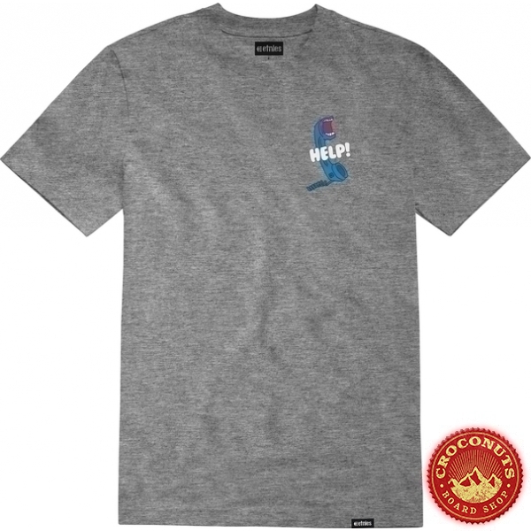 Tee Shirt Etnies X Kink BMX Help Heather Grey 2023