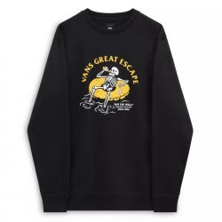Sweat Vans Permanent Vacation Crew Black 2023 pour unisexe
