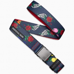 Ceinture Arcade Greatful Dead Skeleton Bear Slim Navy 2023 pour 