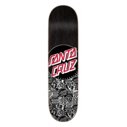 Deck Santa Cruz Flier Collage Dot 8.125 2023 pour unisexe