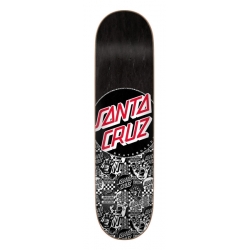 Deck Santa Cruz Flier Collage Dot 8.125 2026 pour unisexe