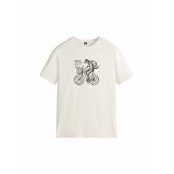 Tee Shirt Picture D&S Bicyfox Natural White 2023 pour homme
