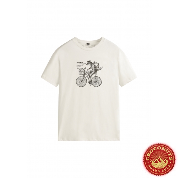 Tee Shirt Picture D&S Bicyfox Natural White 2023