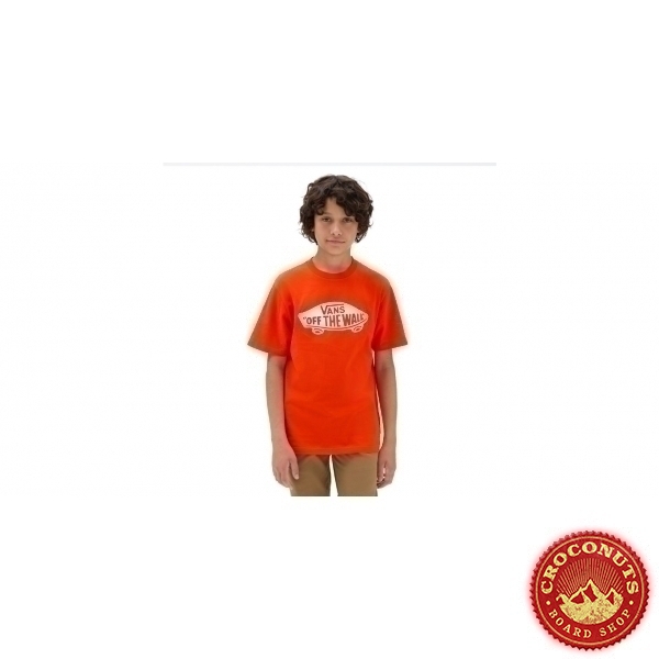 Tee Shirt Vans Style 76 Boys Orange 2023