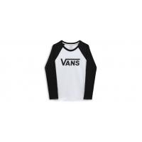 Tee Shirt Vans Flying V Everyday Raglan White/Black 2023