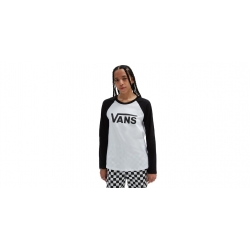 Tee Shirt Vans Flying V Everyday Raglan White/Black 2023 pour unisexe