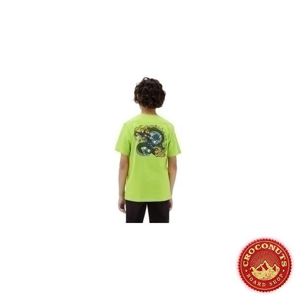 Tee Shirt Vans Gnardragon Boys Lime Green 2023