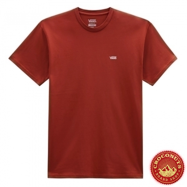 Tee Shirt Vans Left Chest Logo Burnt Henna 2023