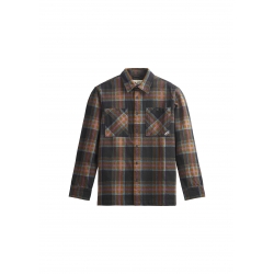 Chemise Picture Relowa Plaid Black 2023 pour homme
