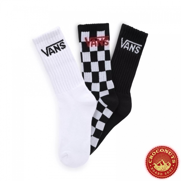 Chaussettes Vans Enfant Classic Crew (3 paires) 2023