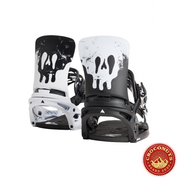 Fixations Burton Cartel X Est Black White Graphic 2024