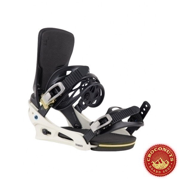 Fixations Burton Cartel White Graphic 2024