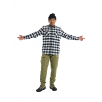 Chemise Burton Favorite Stout White Buffalo Plaid 2024