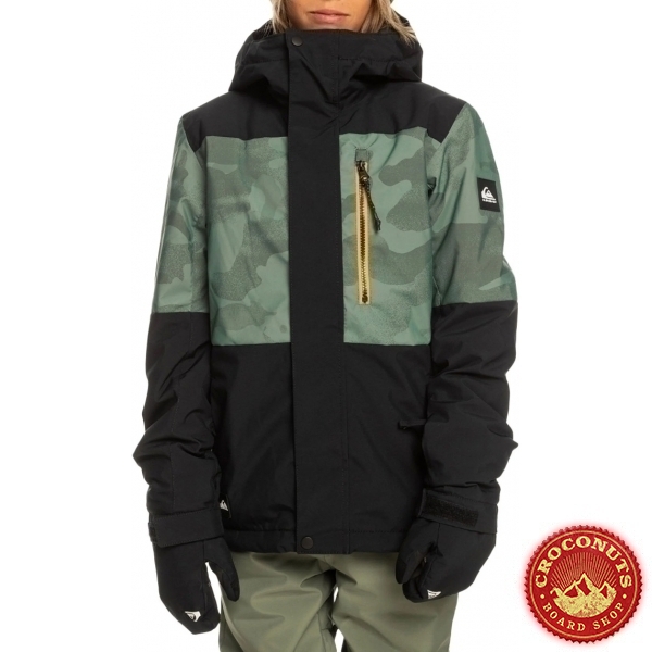 Veste Quiksilver Mission Printed Block Spray Camo 2024