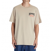 Tee Shirt DC Shoes Defiant Plaza Taupe Enzyme Wash 2023
