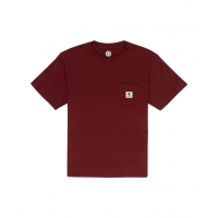 Tee Shirt Element Basic Pocket Tawny Port 2023