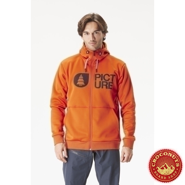 Fleece Picture Park Zip Tech Autumn Maple 2024