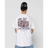 Tee Shirt Jacker Hustler Service White 2024