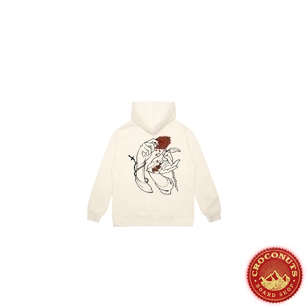 Sweat Jacker Holy Roses Beige 2024