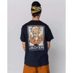 Tee Shirt Jacker Passio Garo Navy 2024 pour unisexe
