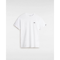 Tee Shirt Vans Left Chest Logo White Black 2024